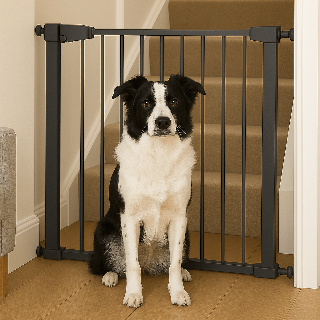 2× Extra-Wide Stair Gates (Pressure Fit)