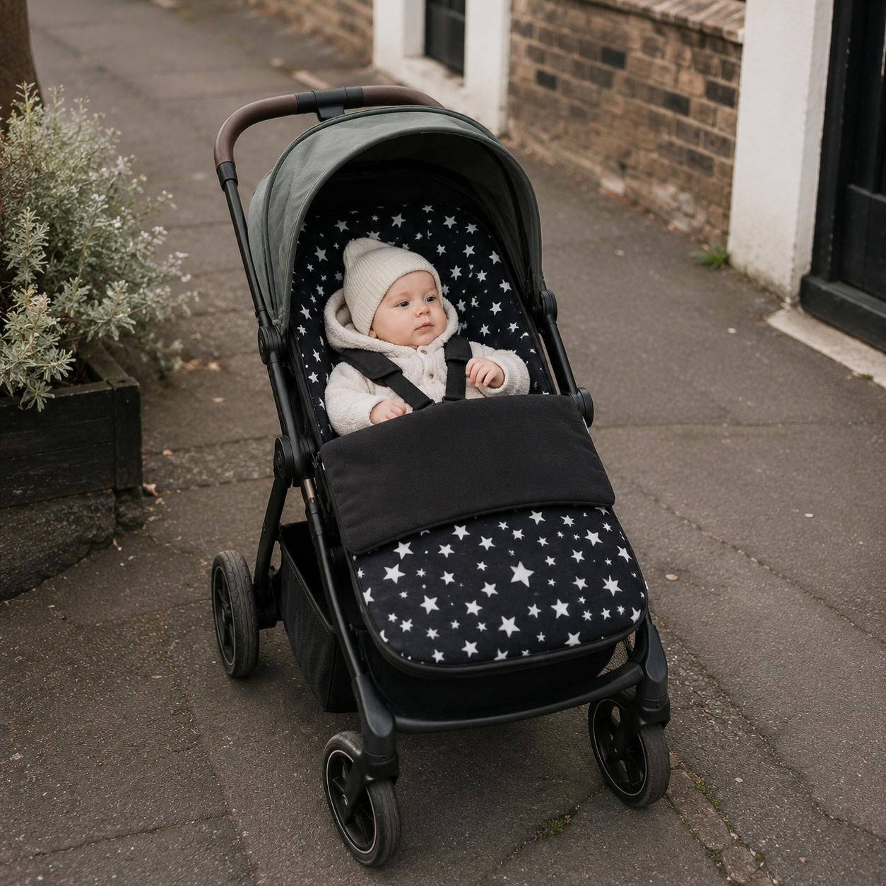 Fleece Pushchair Footmuff (Cosy Toes)