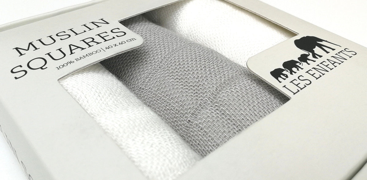 Bamboo Muslin Squares (Pack of 3)