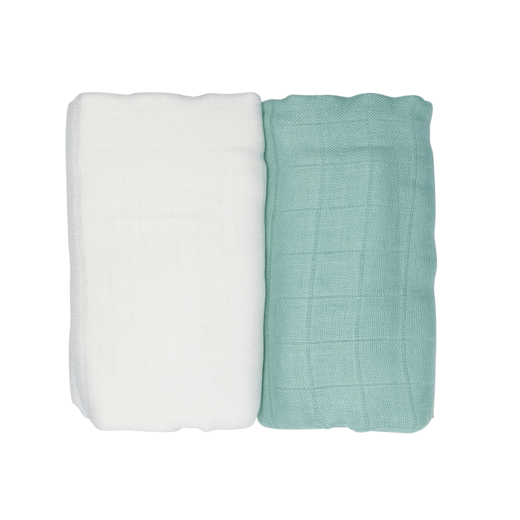 Bamboo Muslin Blankets (Pack of 2)