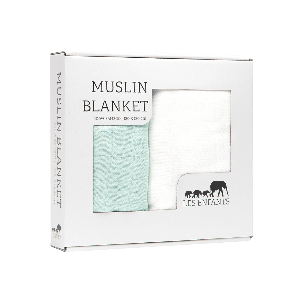 Bamboo Muslin Blankets (Pack of 2)