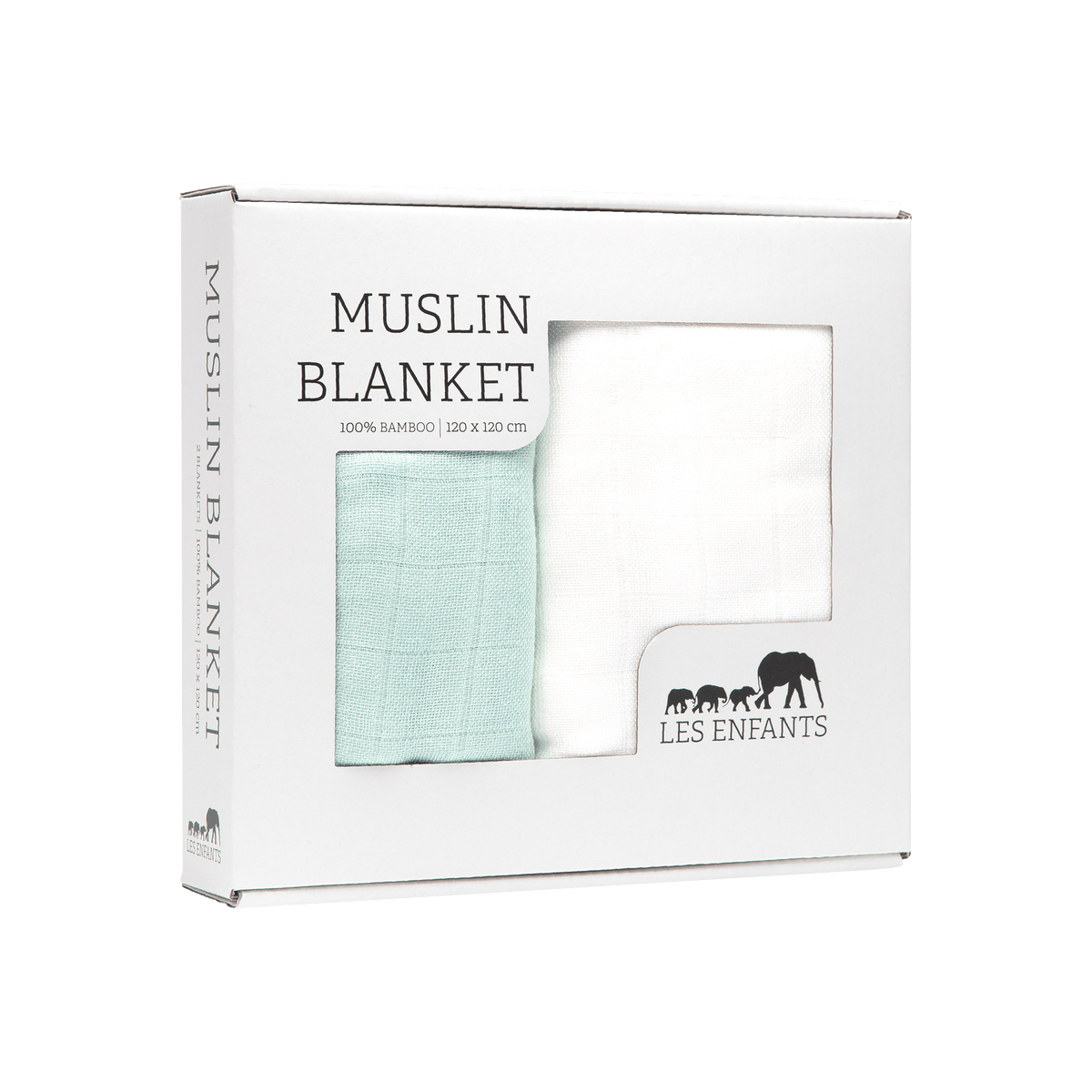 Bamboo Muslin Blankets (Pack of 2)