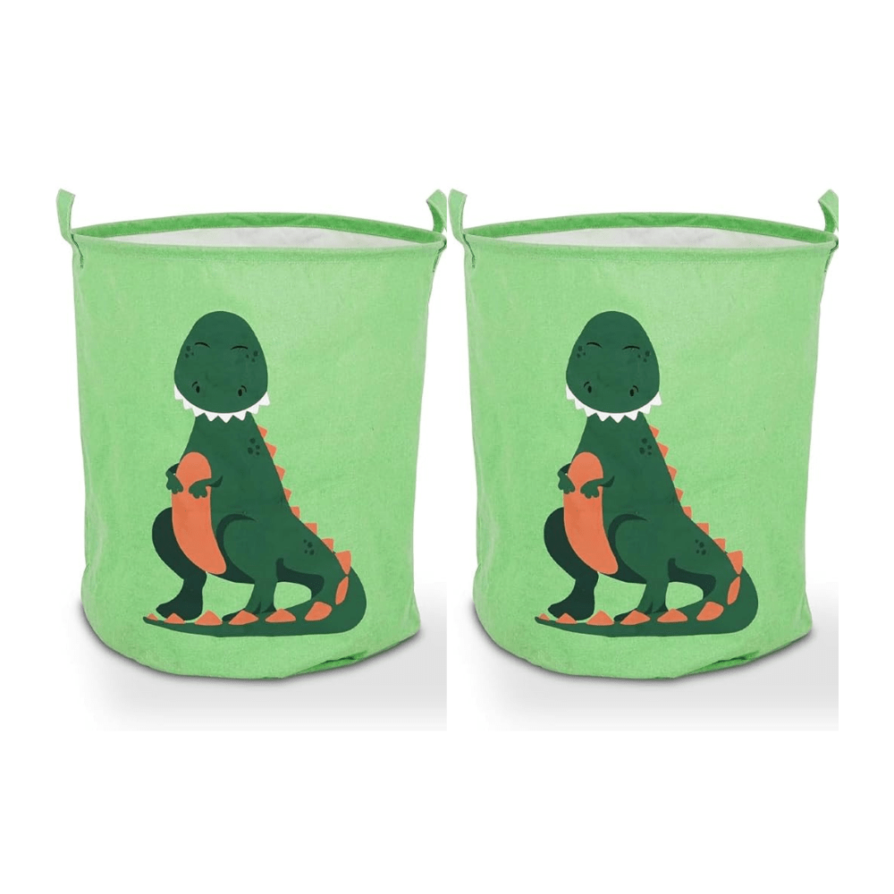 2-Pack Kids' Dinosaur Storage Baskets