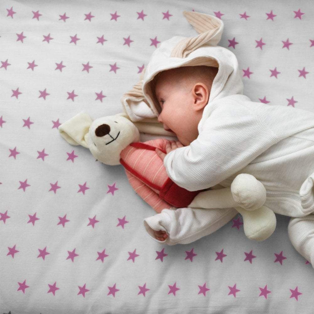 Crib Jersey Fitted Sheets Pack of 4 (40×90cm)