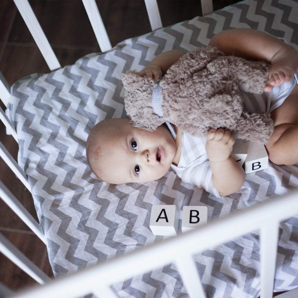 Crib Jersey Fitted Sheets Pack of 4 (40×90cm)