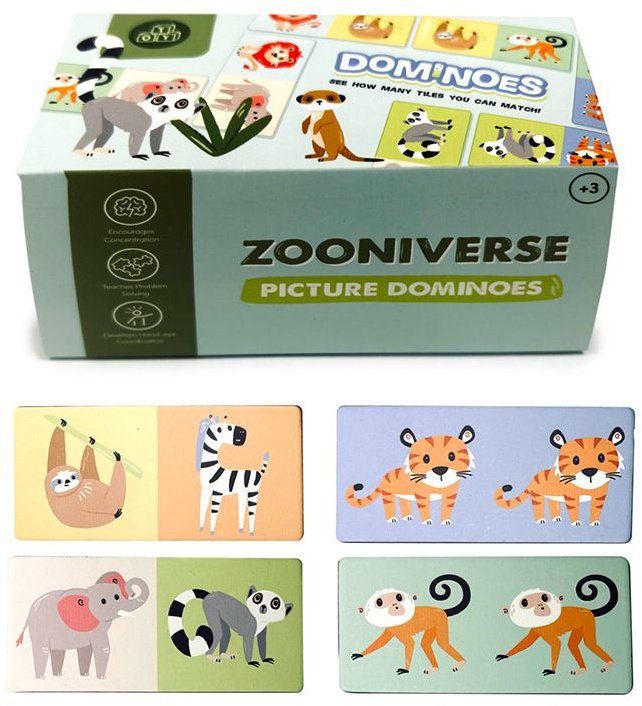 Zooniverse Kids Animal Dominoes