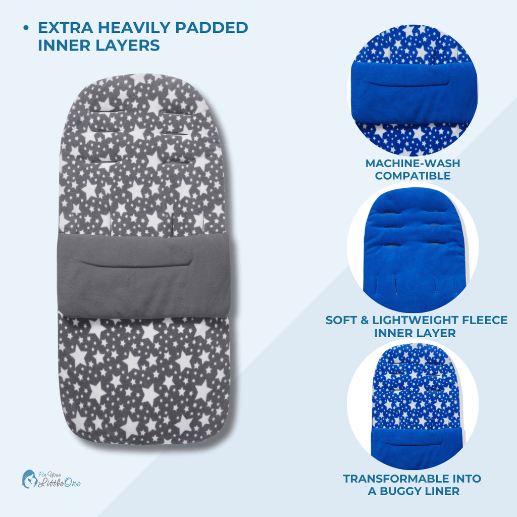 Fleece Pushchair Footmuff (Cosy Toes)